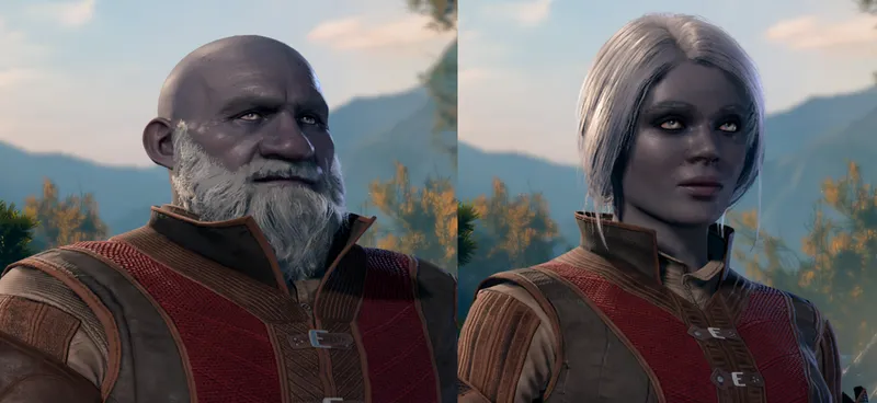 Duergar character portrait — Baldur’s Gate 3