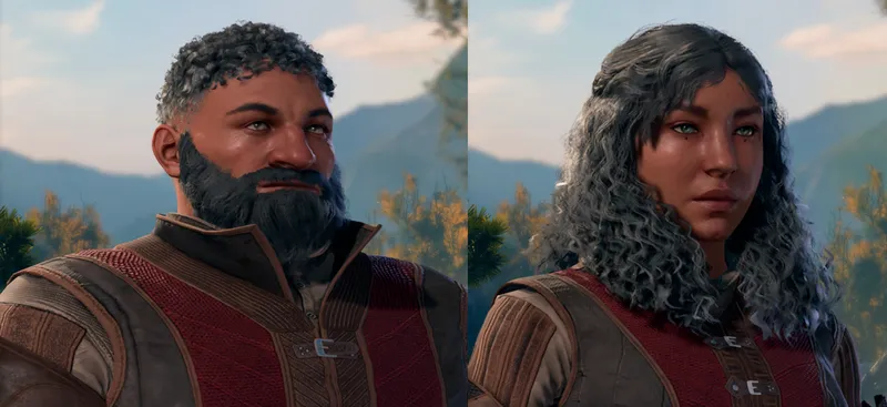 Gold Dwarf character portrait — Baldur’s Gate 3