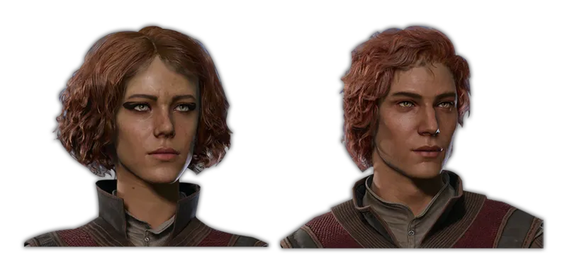 Wood Half-Elf character portrait — Baldur’s Gate 3